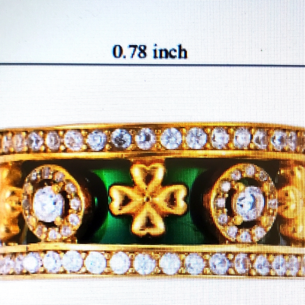 Regal 3 in one Stack Ring with Simulated Diamonds - Picture 6 of 9